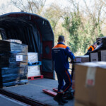 Protection Civile - Reportage train matériel pour l'Ukraine